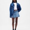 Minigonna in denim con cintura Minigonna in denim con cintura