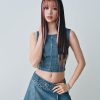 Minigonna in denim con cintura Minigonna in denim con cintura