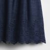 Minigonna in denim con occhielli Minigonna in denim con occhielli