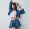 Camicia aderente in denim Camicia aderente in denim