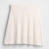 Minigonna in traforato 100% cotone