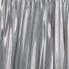 Minigonna plissettata metallizzata per bambini