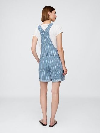Pantaloncini a righe in denim ultrasoft