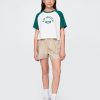 Pantaloncini cargo in popeline per bambini Pantaloncini cargo in popeline per bambini