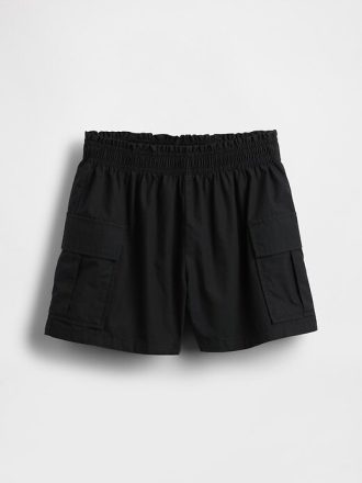 Pantaloncini cargo in popeline per bambini