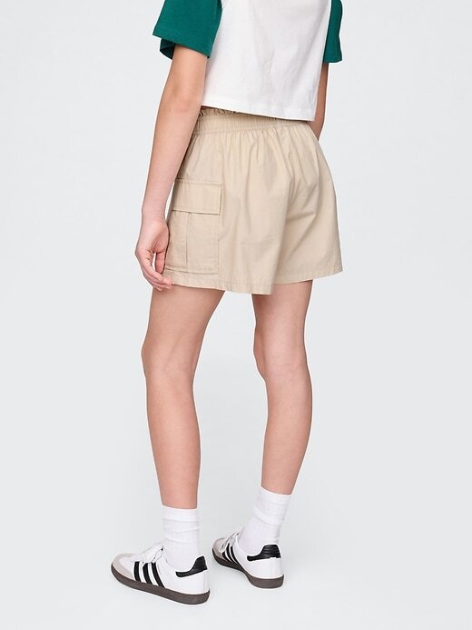 Pantaloncini cargo in popeline per bambini Pantaloncini cargo in popeline per bambini