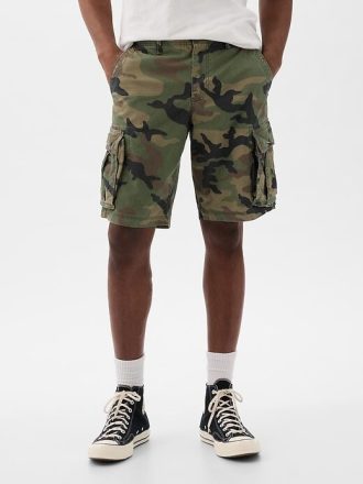Pantaloncini cargo rilassati da 11″