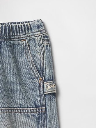Pantaloncini da carpentiere ultra morbidi da infilare per neonati e bambini piccoli