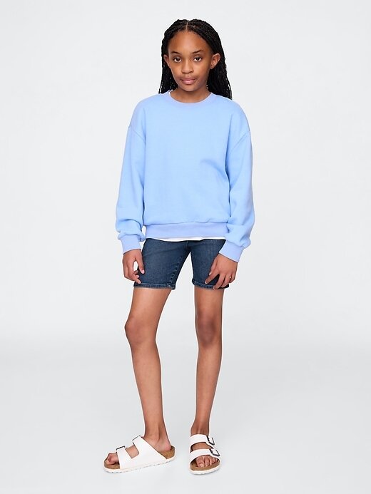 Pantaloncini da ciclista in denim per bambini Pantaloncini da ciclista in denim per bambini