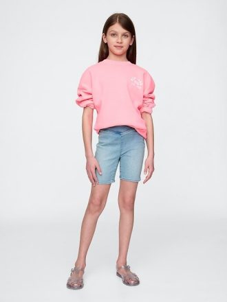 Pantaloncini da ciclista in denim per bambini