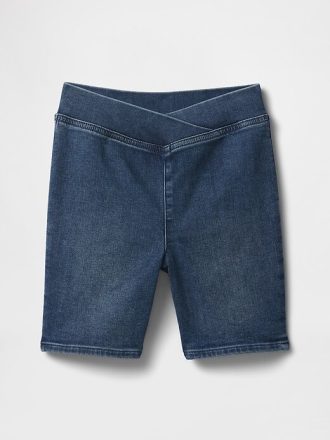 Pantaloncini da ciclista in denim per bambini