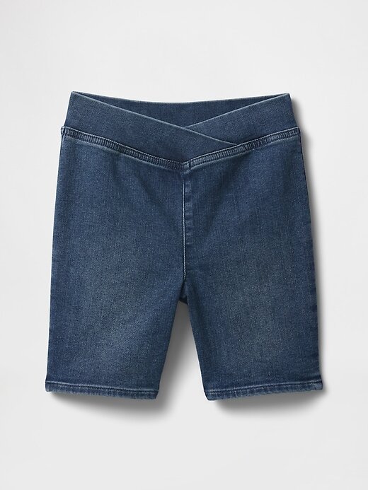 Pantaloncini da ciclista in denim per bambini Pantaloncini da ciclista in denim per bambini