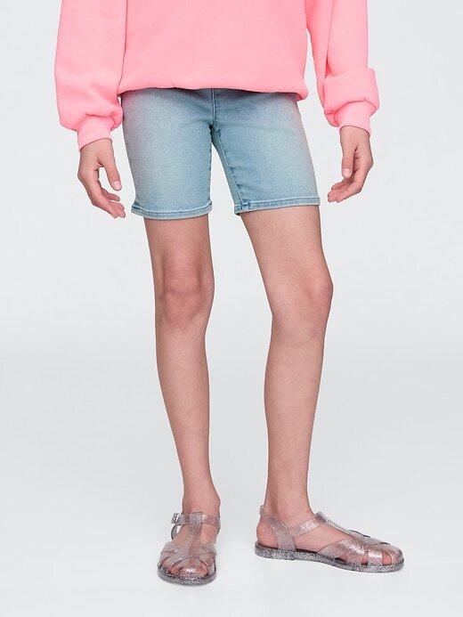 Pantaloncini da ciclista in denim per bambini Pantaloncini da ciclista in denim per bambini
