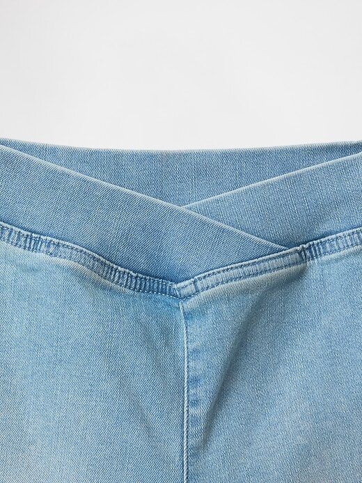Pantaloncini da ciclista in denim per bambini Pantaloncini da ciclista in denim per bambini