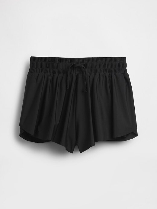 Pantaloncini da corsa con orlo a farfalla per bambini Pantaloncini da corsa con orlo a farfalla per bambini