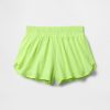 Pantaloncini da corsa per bambini ad asciugatura rapida con orlo a farfalla Pantaloncini da corsa per bambini ad asciugatura rapida con orlo a farfalla