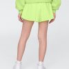 Pantaloncini da corsa per bambini ad asciugatura rapida con orlo a farfalla Pantaloncini da corsa per bambini ad asciugatura rapida con orlo a farfalla