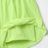 Pantaloncini da corsa per bambini ad asciugatura rapida con orlo a farfalla Pantaloncini da corsa per bambini ad asciugatura rapida con orlo a farfalla