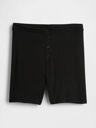 Pantaloncini da pigiama a costine mini