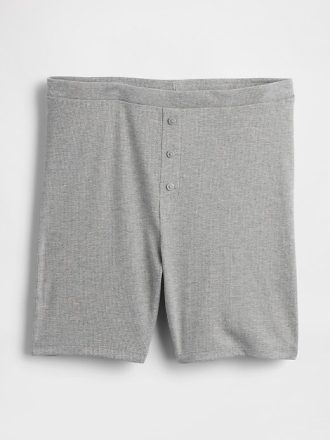 Pantaloncini da pigiama a costine mini