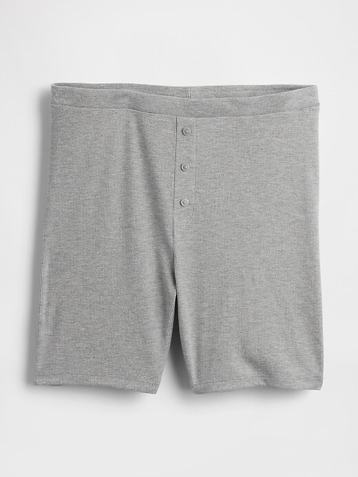 Pantaloncini da pigiama a costine mini Pantaloncini da pigiama a costine mini