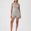 Pantaloncini da pigiama a costine mini rilassati Pantaloncini da pigiama a costine mini rilassati