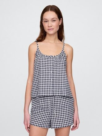 Pantaloncini da pigiama in misto lino