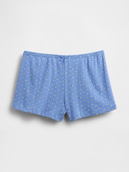 Pantaloncini da pigiama in pizzo traforato Pantaloncini da pigiama in pizzo traforato
