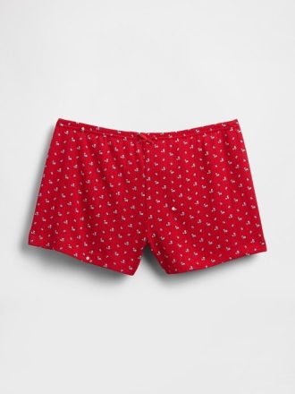 Pantaloncini da pigiama in pizzo traforato