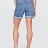 Pantaloncini da ragazza in denim a vita media da 5″ Pantaloncini da ragazza in denim a vita media da 5″