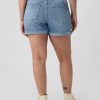 Pantaloncini da ragazza in denim a vita media da 5″ Pantaloncini da ragazza in denim a vita media da 5″
