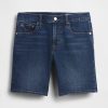 Pantaloncini da ragazza in denim a vita media da 5″ Pantaloncini da ragazza in denim a vita media da 5″