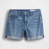 Pantaloncini da ragazza in denim a vita media da 5″ Pantaloncini da ragazza in denim a vita media da 5″