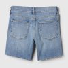 Pantaloncini da ragazza in denim a vita media da 5″ Pantaloncini da ragazza in denim a vita media da 5″