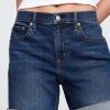 Pantaloncini da ragazza in denim a vita media da 5″ Pantaloncini da ragazza in denim a vita media da 5″