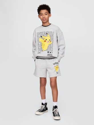 Pantaloncini da tuta con grafica Easy da 5″ per bambini