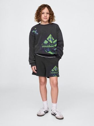 Pantaloncini da tuta con grafica Easy da 5″ per bambini