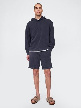 Pantaloncini da tuta in spugna francese pesante