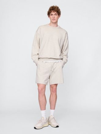 Pantaloncini da tuta in spugna francese pesante