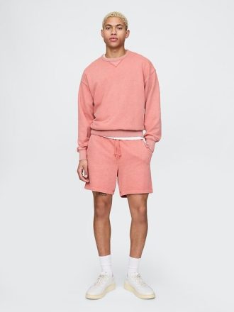 Pantaloncini da tuta in spugna francese pesante
