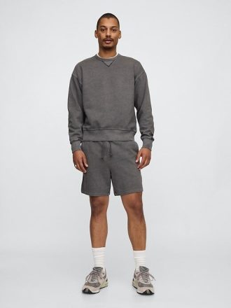 Pantaloncini da tuta in spugna francese pesante