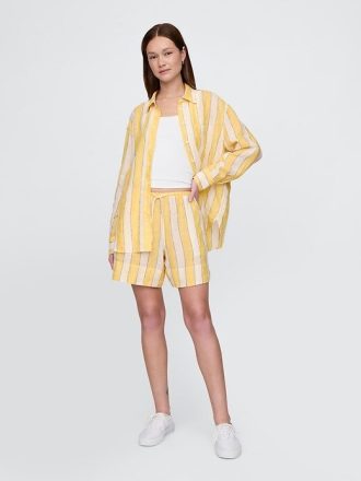 Pantaloncini Easy in 100% lino