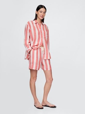 Pantaloncini Easy in 100% lino