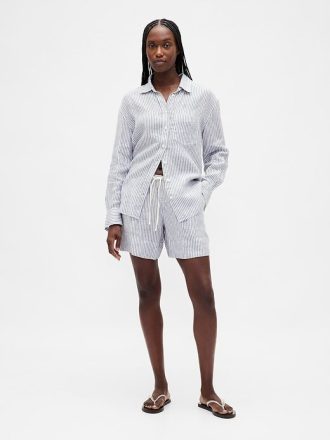 Pantaloncini Easy in 100% lino