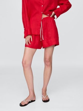 Pantaloncini Easy in 100% lino