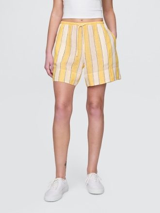 Pantaloncini Easy in 100% lino