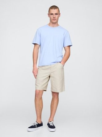 Pantaloncini Easy in lino e cotone da 9″