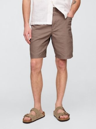 Pantaloncini Easy in lino e cotone da 9″