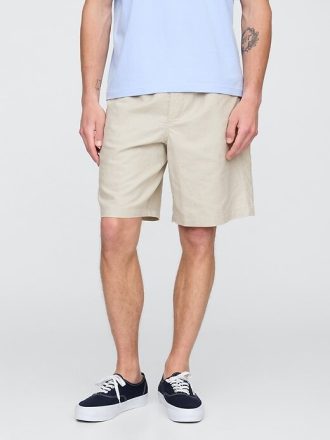 Pantaloncini Easy in lino e cotone da 9″