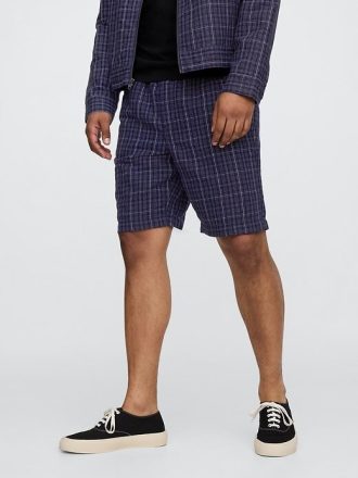 Pantaloncini Easy in lino e cotone da 9″